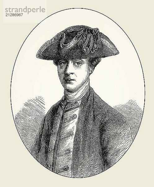 Admiral der Flotte Richard Howe  1. Earl Howe  1726 1799  britischer Marineoffizier