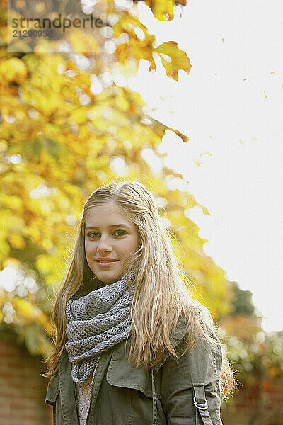 Portrait of Teenage Girl Outdoors