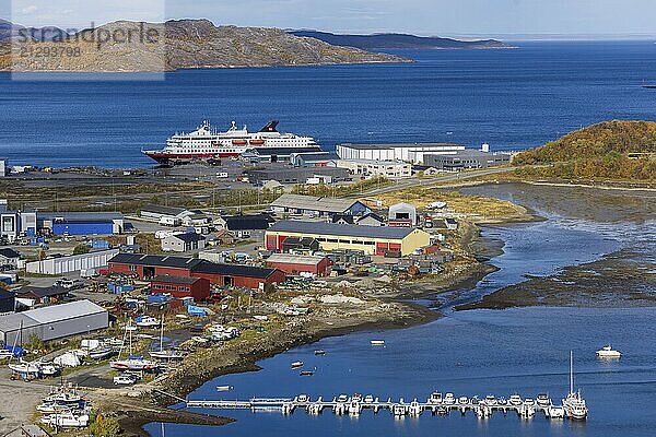 View of Kirkenes  September 2024  Finnmark  Norway  Europe