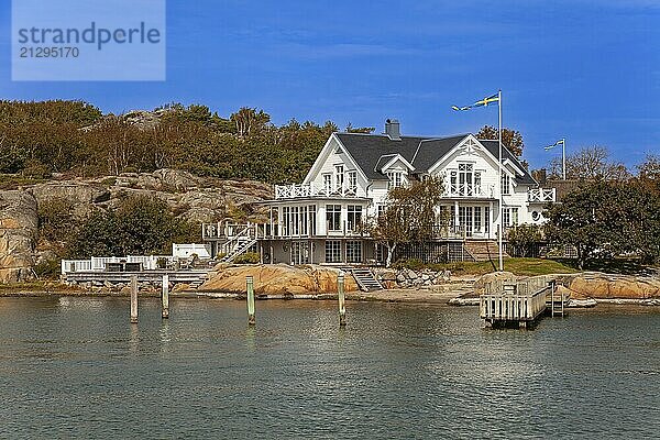 The island of Agnholmen in the archipelago off Gothenburg  Sweden  Scandinavia  Europe