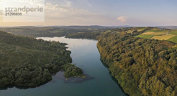 A view of Castlehaven Bay and The Narrows in West Cork at sunset