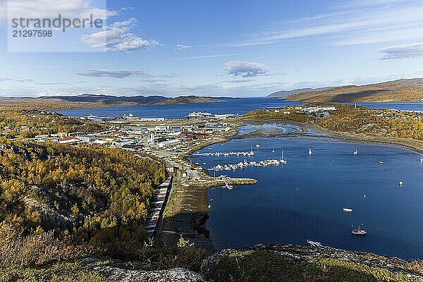 View of Kirkenes  September 2024  Finnmark  Norway  Europe