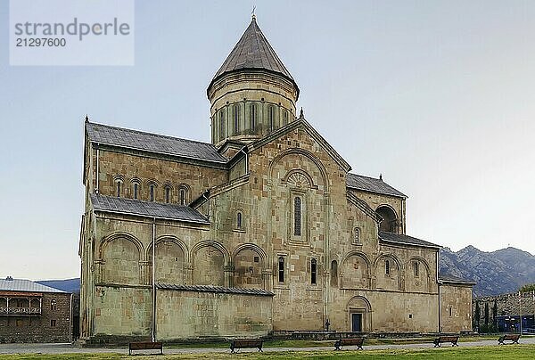 Svetitskhoveli Cathedral is an Eastern Orthodox cathedral located in the historic town of Mtskheta  Georgia  Asia