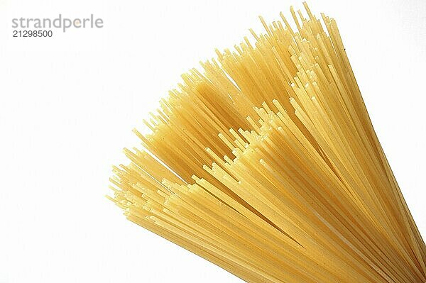 Noodles  Close Up on white background