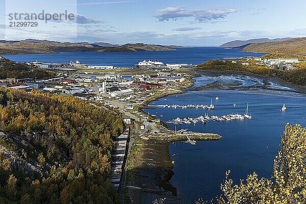 View of Kirkenes  September 2024  Finnmark  Norway  Europe