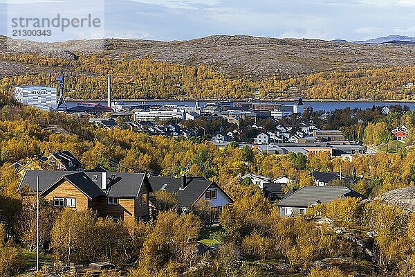 View of Kirkenes  September 2024  Finnmark  Norway  Europe