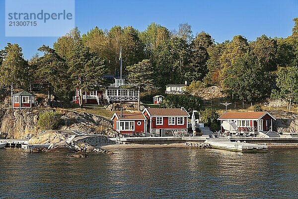 Archipelago island  Stockholm archipelago  Stockholm  Sweden  Scandinavia  Europe