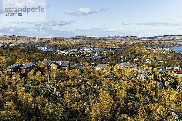 View of Kirkenes  September 2024  Finnmark  Norway  Europe