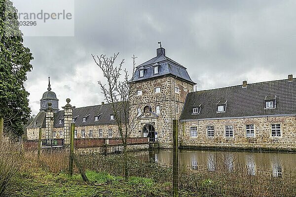 Castle Lembeck is one of the prettiest water castles in North Rhine-Westphalia  Germany. Gate