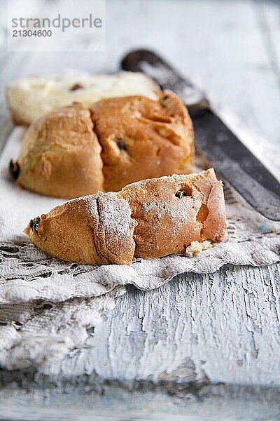 Panettone Christmas cake typical and traditional northern Italian