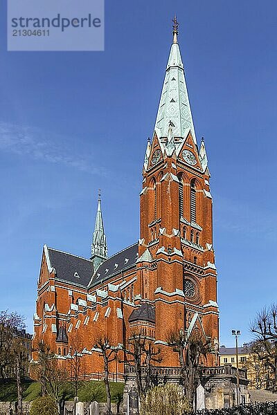 St. Johannes Church was built in 1890 in central Stockholm  Sweden  Europe