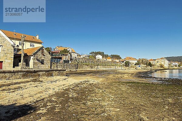 Beautiful view of combarro fishing town  pontevedra  Spain.