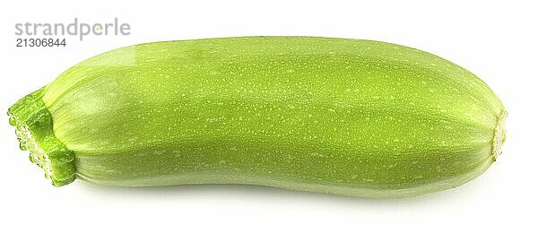 Zucchini salad isolated on a white background. Design element for product label