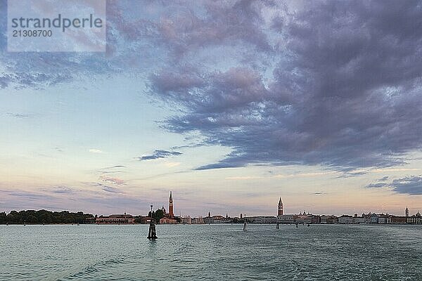 The church of San Giorgio Maggiore on Isola San Giorgio at morning  Venice