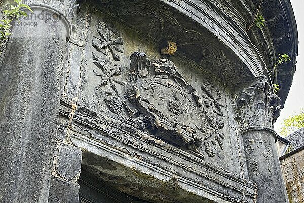 Greyfriars Kirkyard is the churchyard around Greyfriars Kirk in Edinburgh. It is located at the southern end of the historic city center.