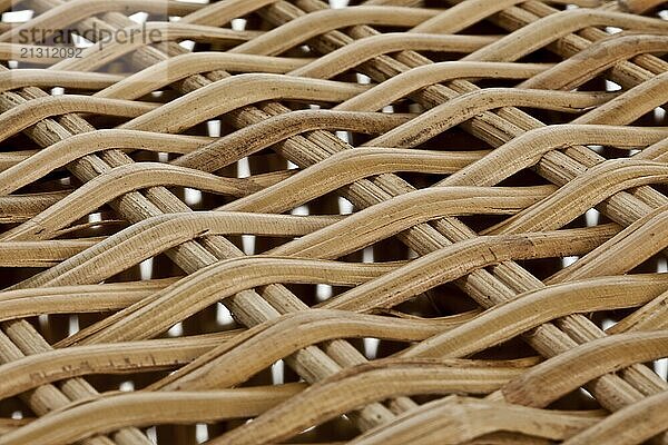 Brown willow texture against a white background