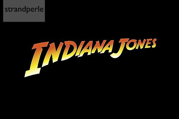 Entertainment  Indiana Jones franchise Indiana Jones franchise  Black background  Brand name