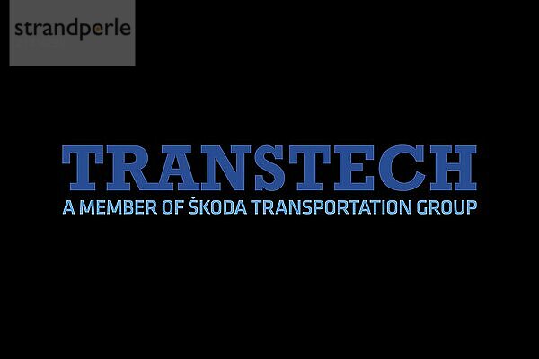 Technology  Škoda Transtech Škoda Transtech  black background  brand name