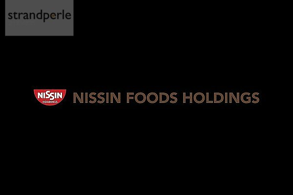 Food  Nissin Foods Nissin Foods  Black background  Brand name