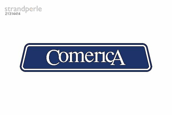 Finance  Comerica Comerica  Logo  White background  Brand name