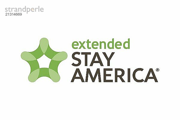 Entertainment  Extended Stay America Extended Stay America  Logo  White background  Brand name