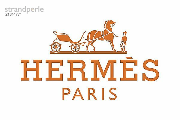 Retail  Hermès Hermès  Logo  White background  Brand name