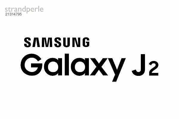 Technology  Samsung Galaxy J2 Samsung Galaxy J2  Logo  White background  Brand name