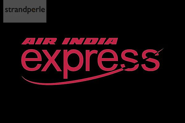 Airlines  Air India Express Air India Express  Black background  Brand name