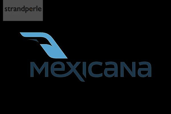 Airlines  Mexicana de Aviación Mexicana de Aviación  black background  brand name