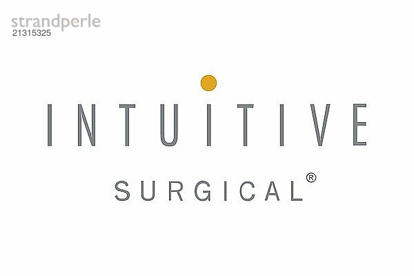 Medical  Intuitive Surgical Intuitive Surgical  Logo  White background  Brand name