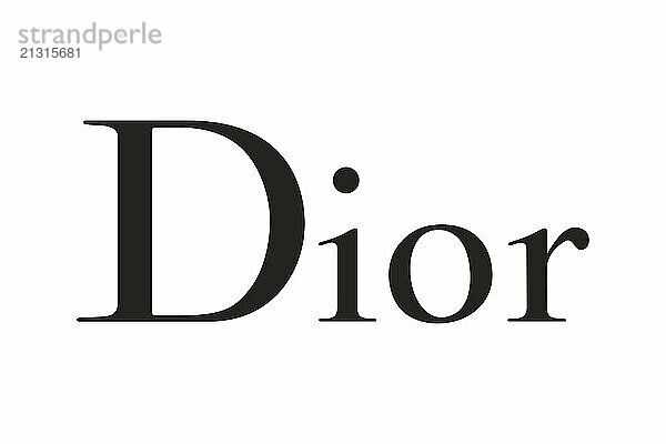 Fashion  Christian Dior fashion house Christian Dior fashion house  Logo  White background  Brand name