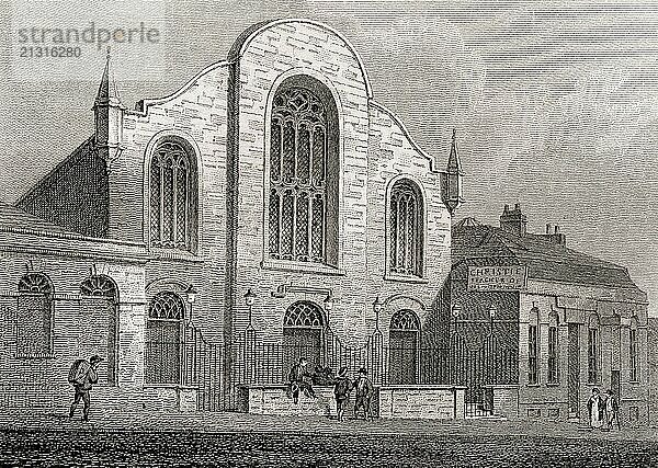 Lady Yester's Kirk  Scotland  19th century  Views in Edinburgh by J. & H. S. Storer