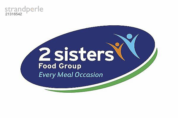 Food  2 Sisters Food Group 2 Sisters Food Group  Logo  White background  Brand name