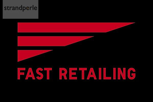 Retail  Fast Retailing Fast Retailing  Black background  Brand name