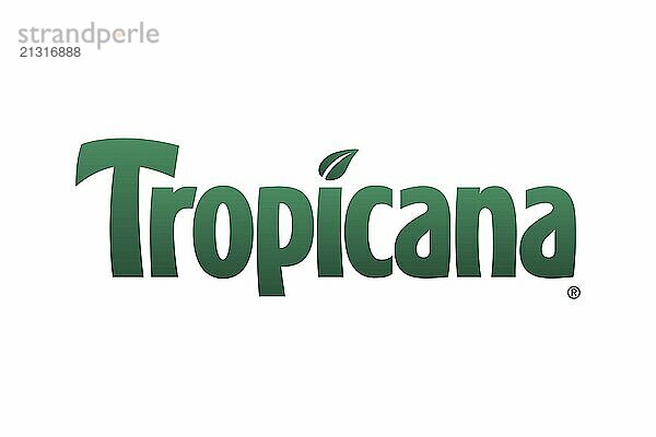 Beverage  Tropicana Products Tropicana Products  Logo  White background  Brand name