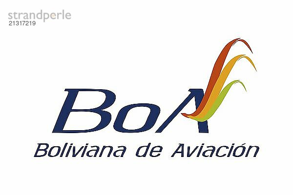 Airlines  Boliviana de Aviación Boliviana de Aviación  logo  white background  brand name