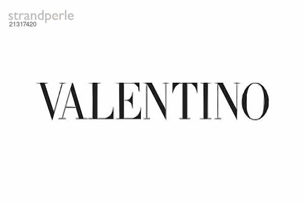 Fashion  Valentino fashion house Valentino fashion house  Logo  White background  Brand name