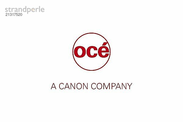 Technology  Océ Océ  Logo  White background  Brand name