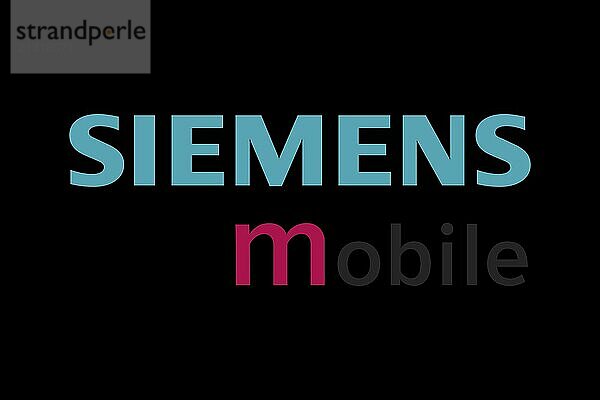 Technology  Siemens Mobile Siemens Mobile  Black background  Brand name