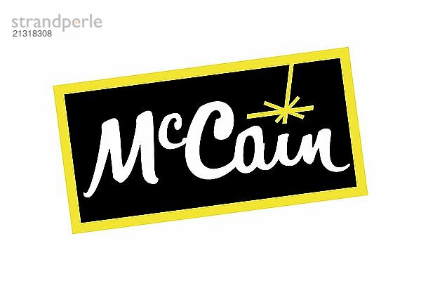 Food  McCain Foods McCain Foods  Logo  White background  Brand name