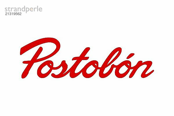 Beverage  Postobón Postobón  Logo  White background  Brand name