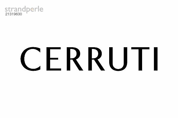 Fashion  Cerruti Cerruti  Logo  White background  Brand name