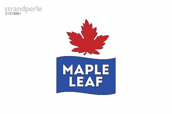 Food  Maple Leaf Foods Maple Leaf Foods  Logo  White background  Brand name