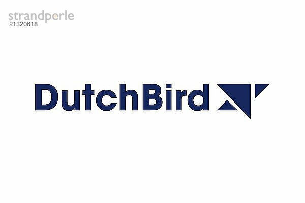 Airlines  DutchBird DutchBird  Logo  White background  Brand name