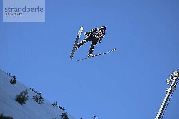 Manuel Faißt (SV Baiersbronn Germany) at the FIS Nordic Combined World Cup Schonach 2024