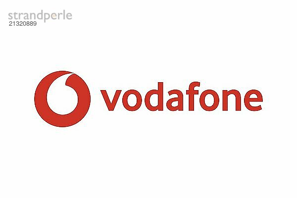 Technology  Vodafone España Vodafone España  Logo  White background  Brand name