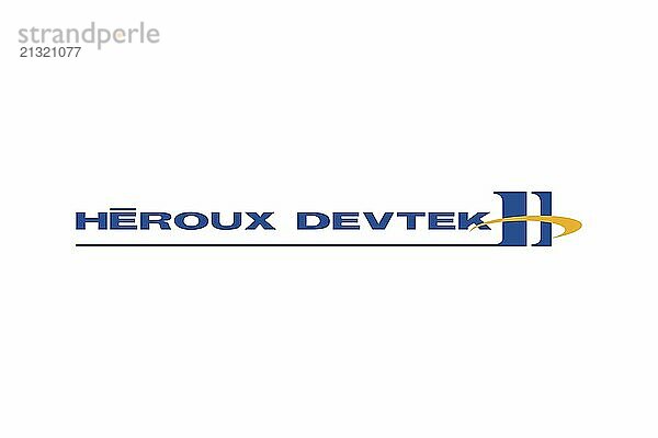 Airlines  Héroux Devtek Héroux Devtek  Logo  White background  Brand name