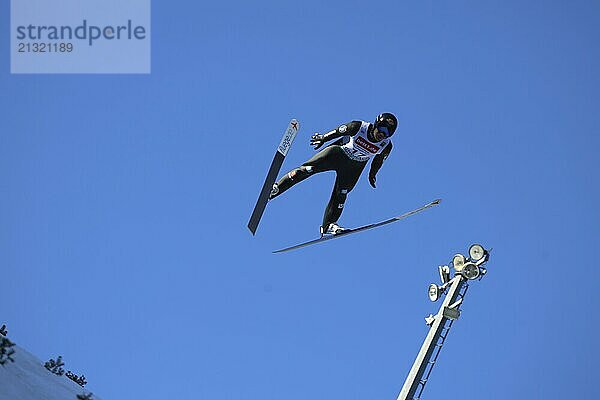 Manuel Faißt (SV Baiersbronn Germany) at the FIS Nordic Combined World Cup Schonach 2024