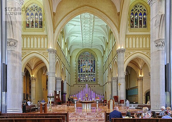 St Mary's Cathedral  Interior facing east  Perth  WA  Australia  Oceania