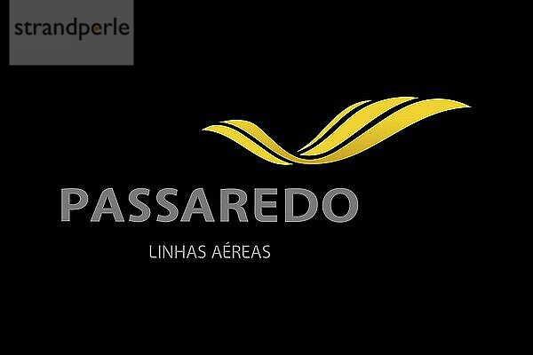 Airlines  Passaredo Linhas Aéreas Passaredo Linhas Aéreas  black background  brand name